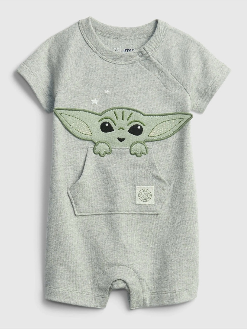 Baby Gap x Star Wars Grogu Baby Yoda 3D Romper 6-12M